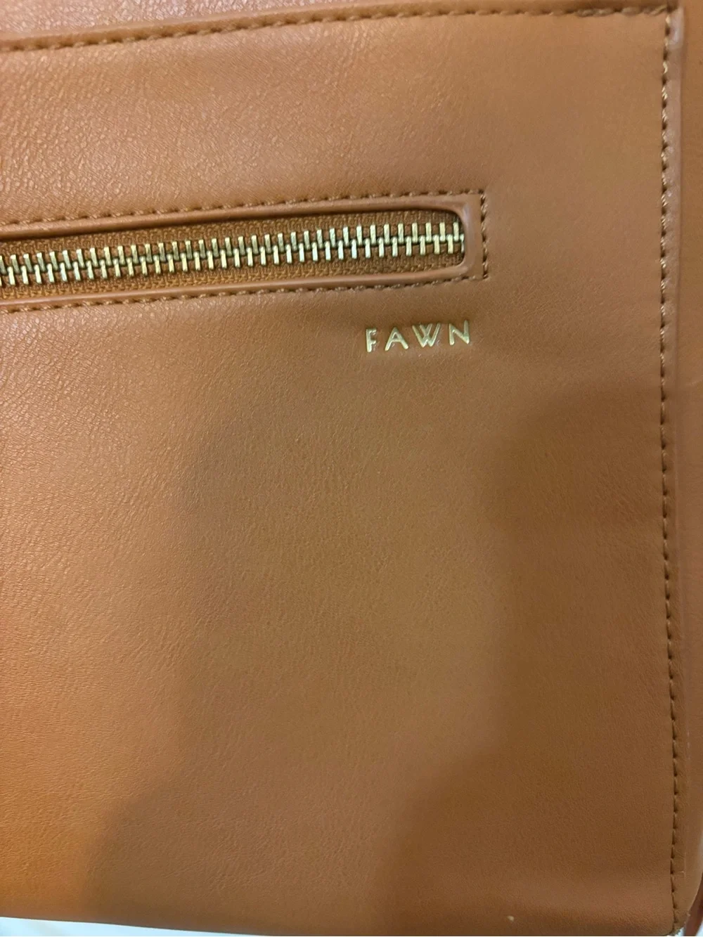 Fawn design brown diaper bag unisex